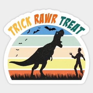 Trick Rawr Treat Sticker